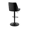 Armen Living Jacob Upholstered Swivel Bar Stool