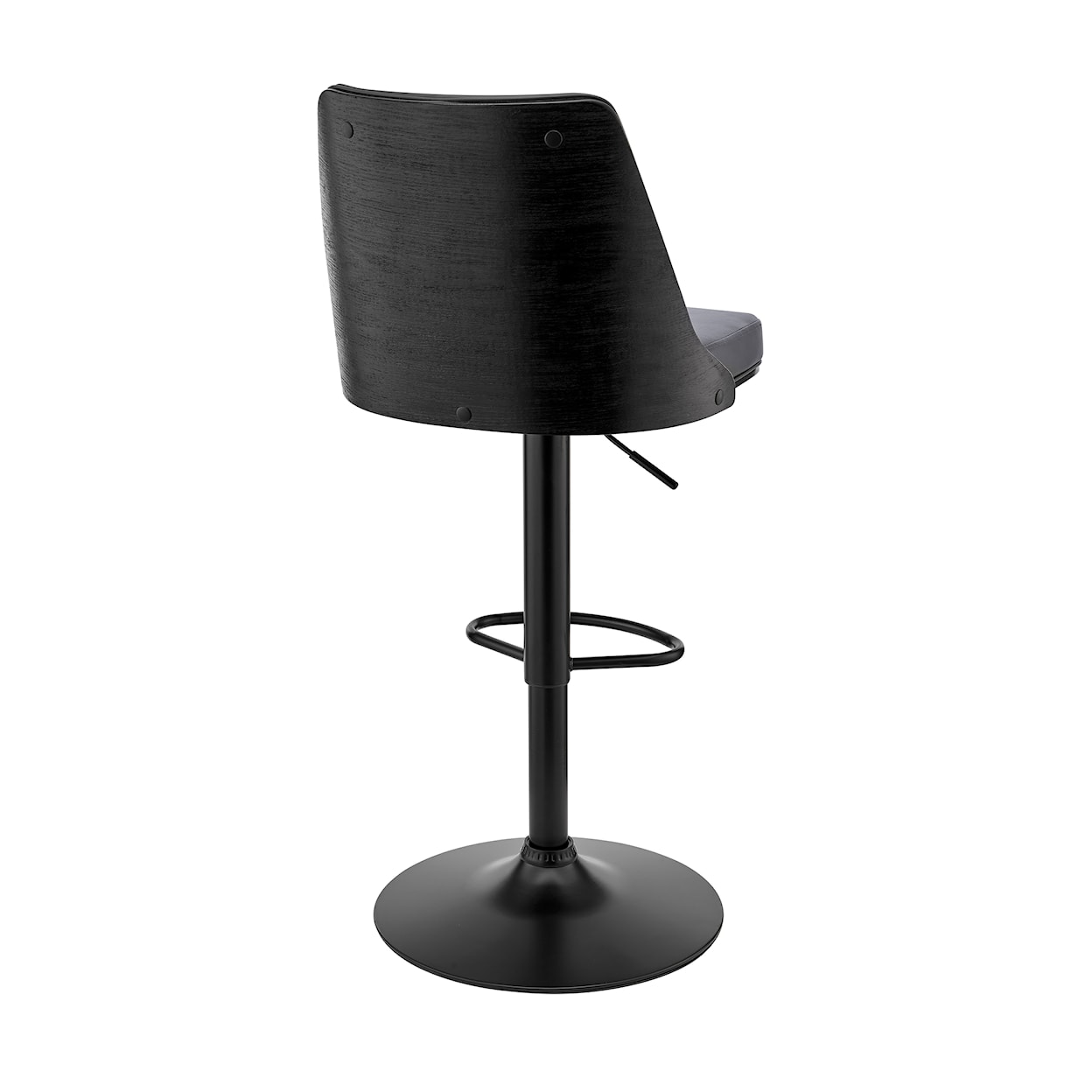 Armen Living Jacob Upholstered Swivel Bar Stool