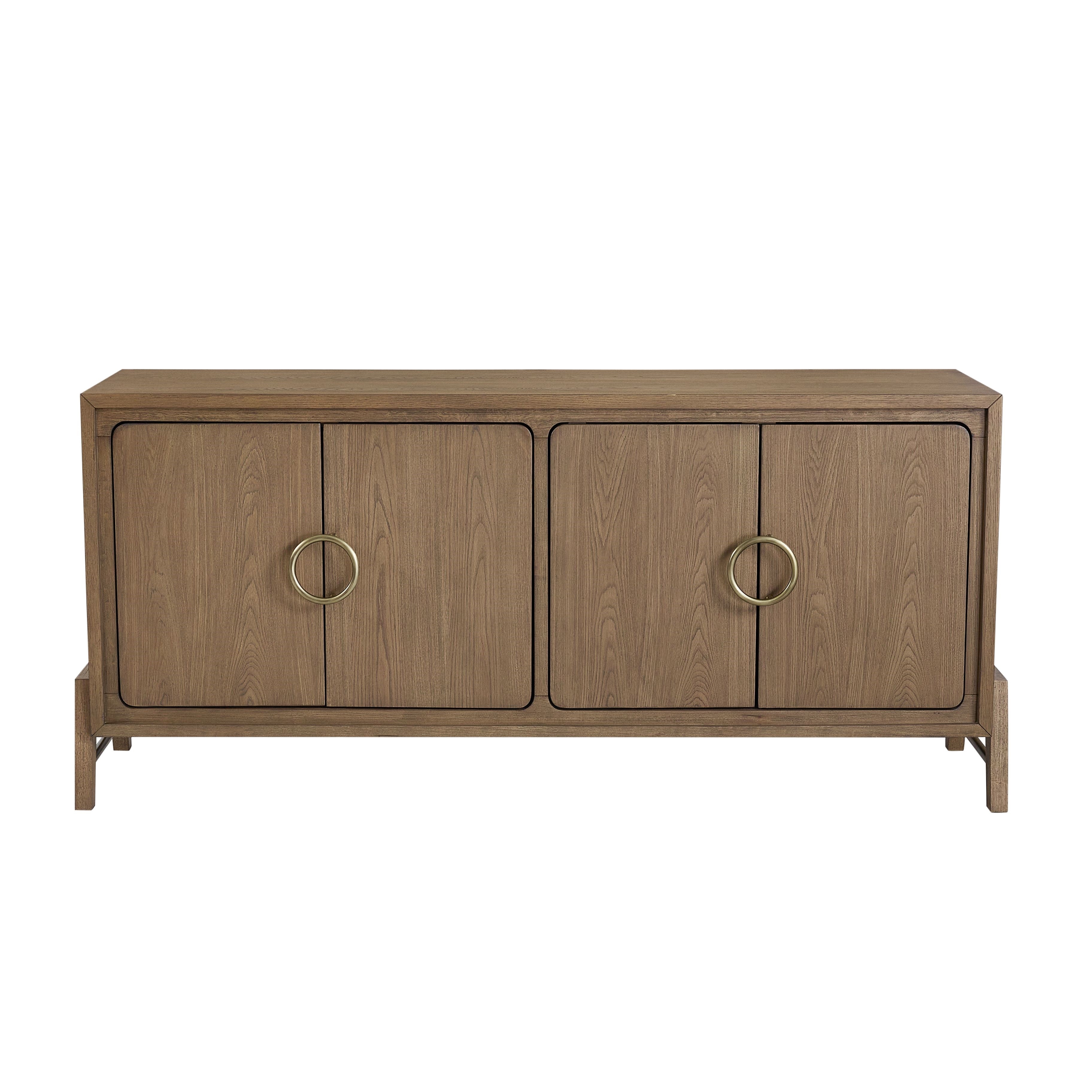 65" Media Console w/Wire Management