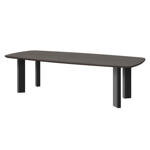108" Rectangular Dining Table - Onyx/Iron