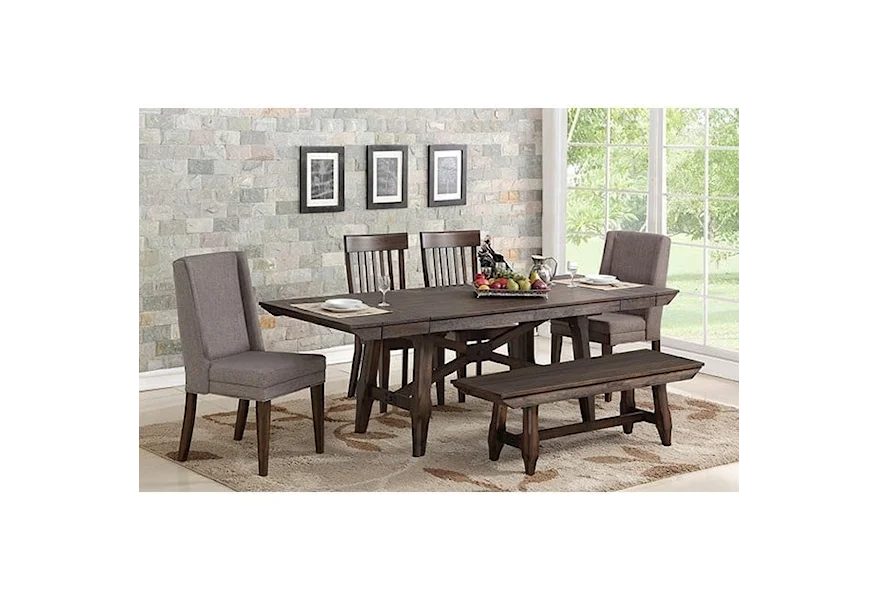 New Haven 6-Piece Dining Set by Winners Only at Mueller Furniture