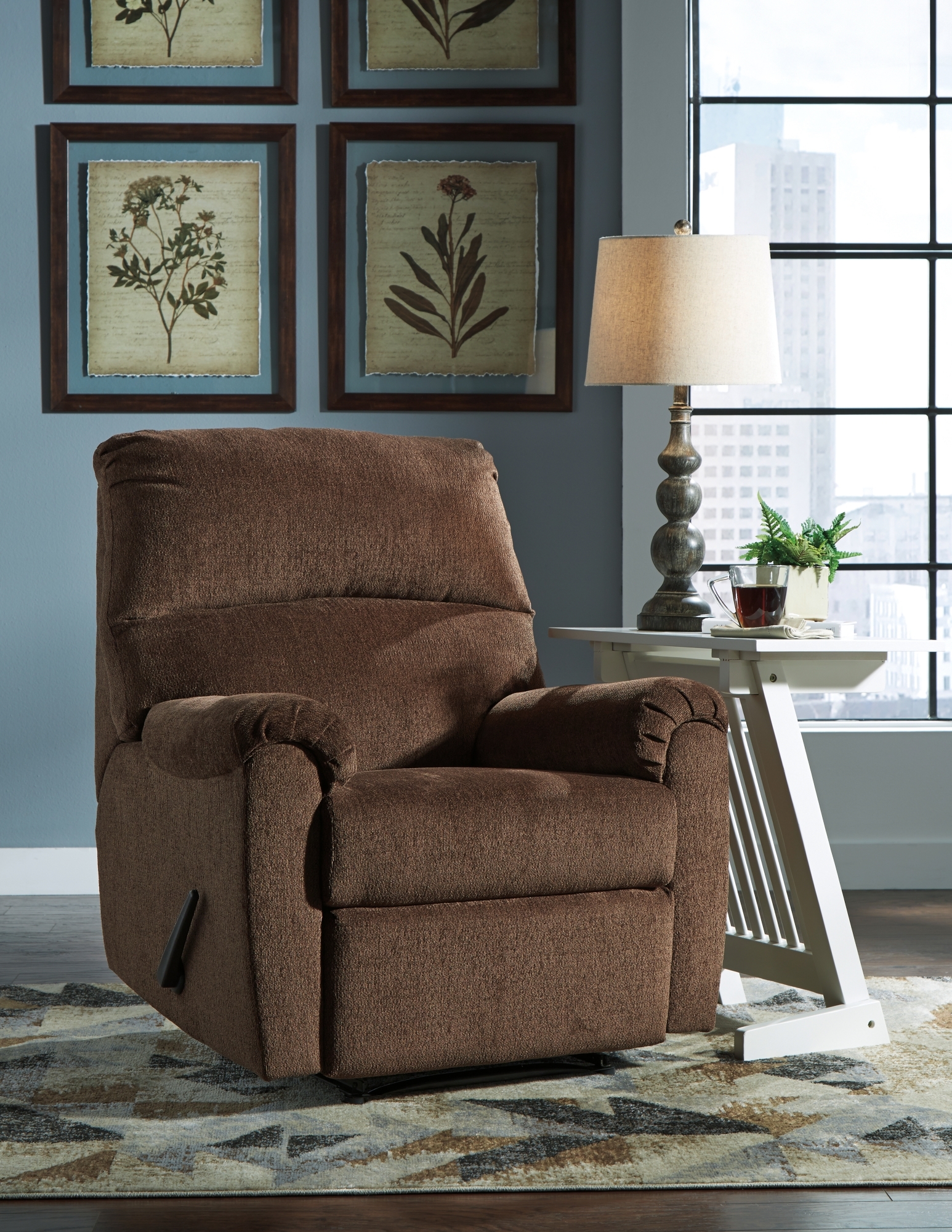 Signature Design by Ashley Nerviano Zero Wall Recliner