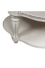 Liberty Furniture Magnolia Manor Traditional Round Cocktail Table with Casters