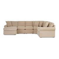 5-Seat Sectional Sofa with Storage Chaise