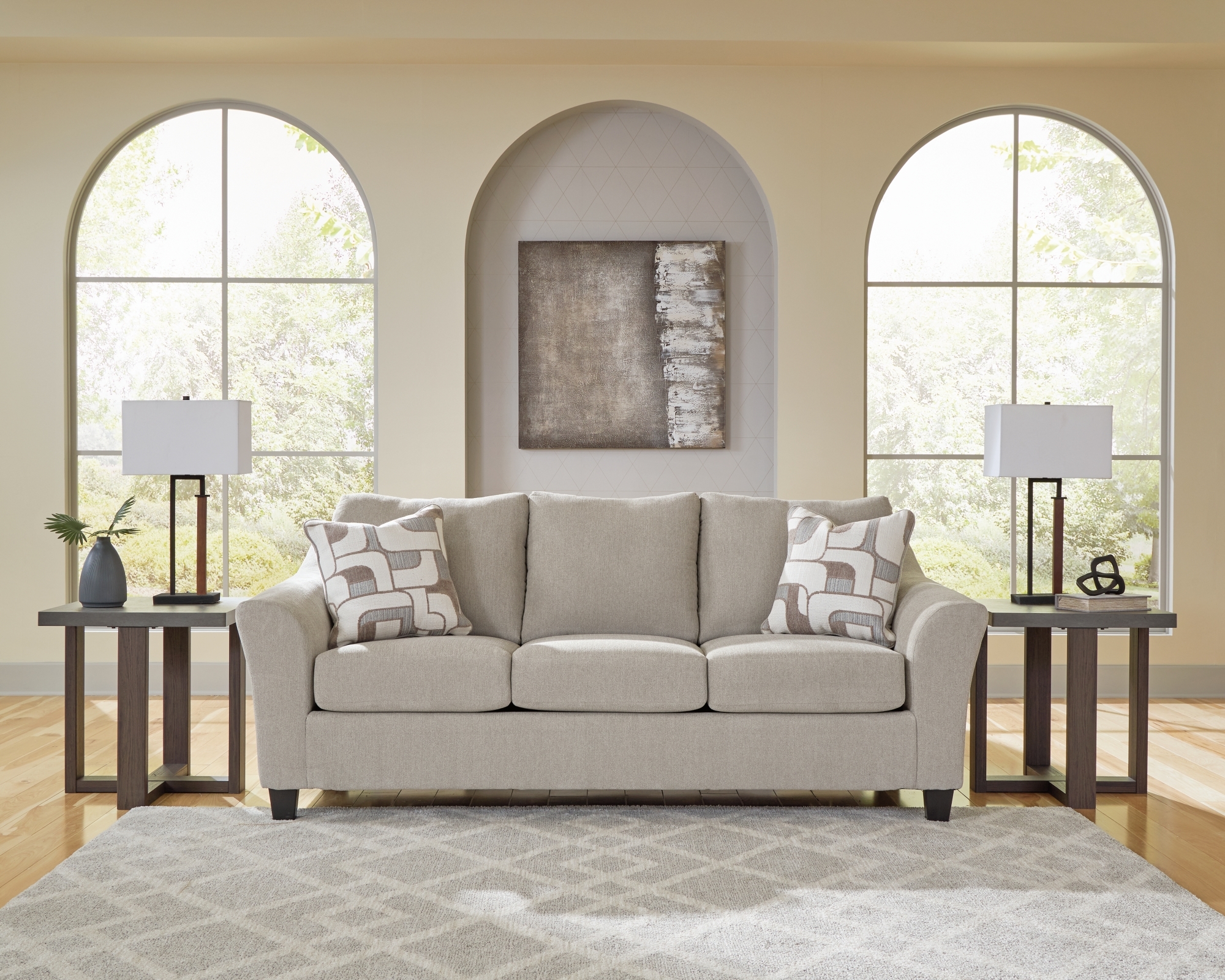 Ashley Willarae Sofa, Oversized Chair And Ottoman