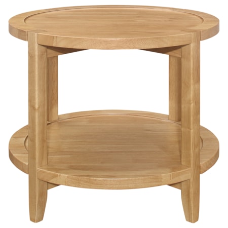 Camillo Side End Table Maple