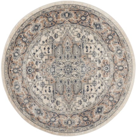 5'3" Round  Rug