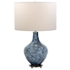 Uttermost Cove Cove Cobalt Blue Table Lamp