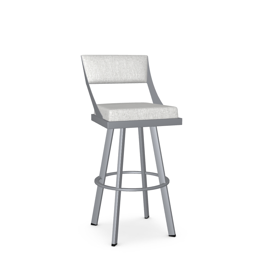 Upholstered Bar Height Swivel Stool