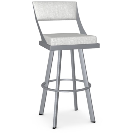 Upholstered Bar Height Swivel Stool