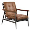 Moe's Home Collection Shubert Shubert Accent Chair Open Road Brown Leather