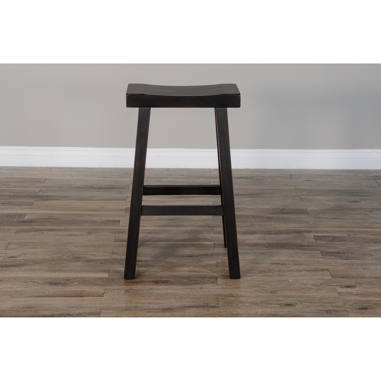 Sunny Designs 1768 30"H Saddle Seat Stool, Wood Seat