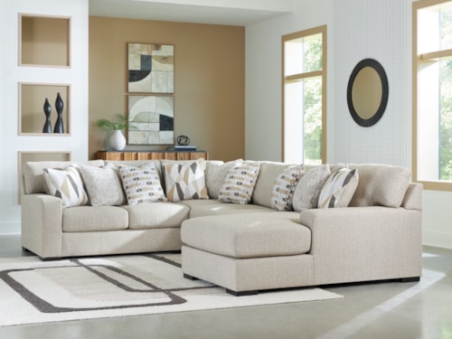 4-piece Sectional With Chaise