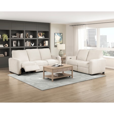 Modern 2-pc. Wall-Hugger Power Reclining Set