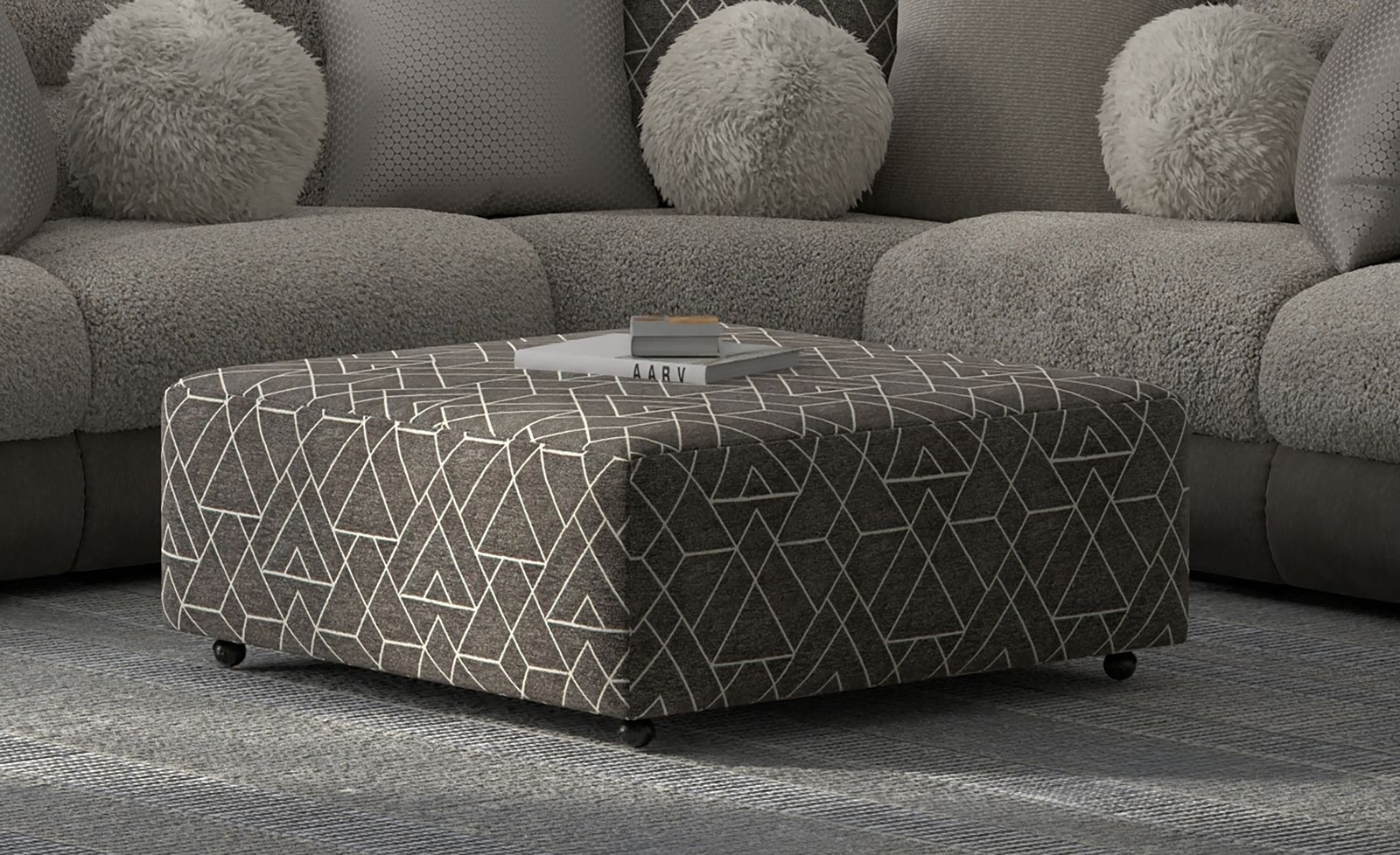 Catnapper Rendezvous Square Cocktail Ottoman