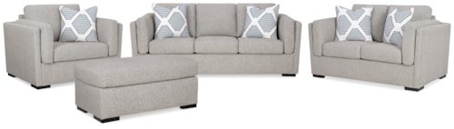 Contemporary 4-Piece Living Room Set