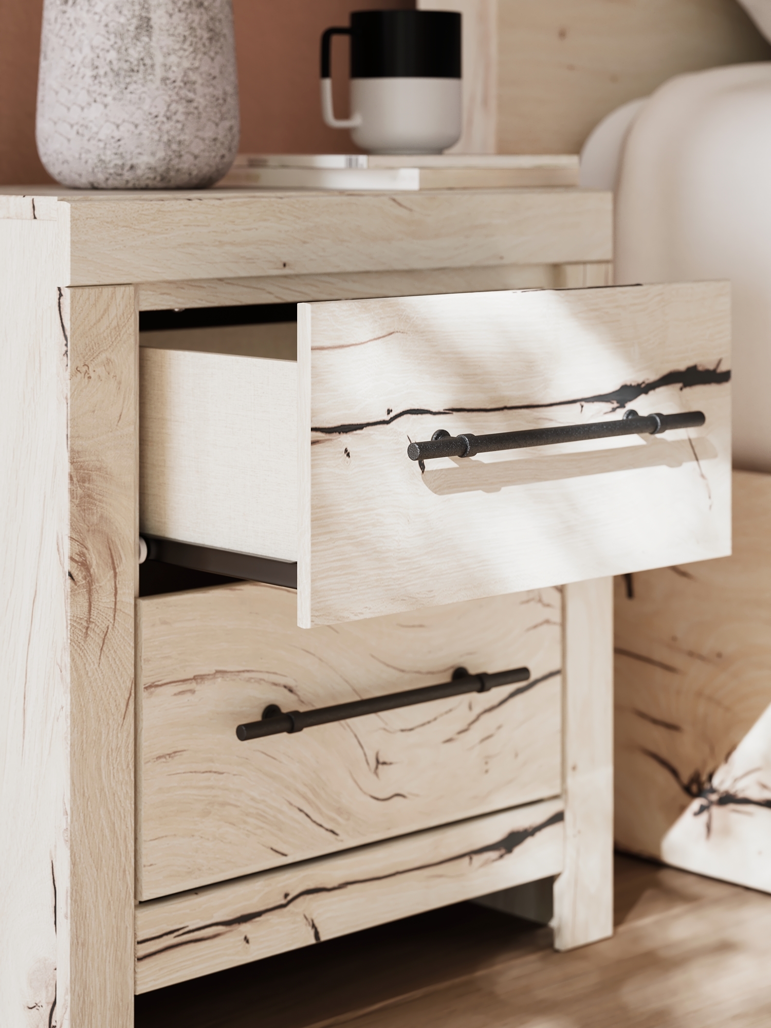 Ashley Lawroy 2-Drawer Nightstand
