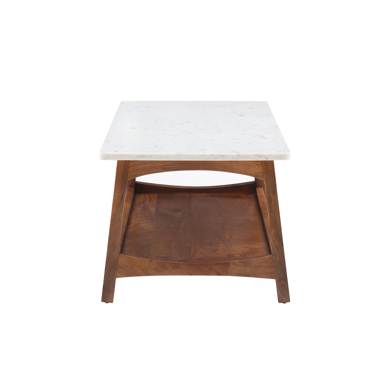 Powell Rainier Coffee Table with White Marble Top