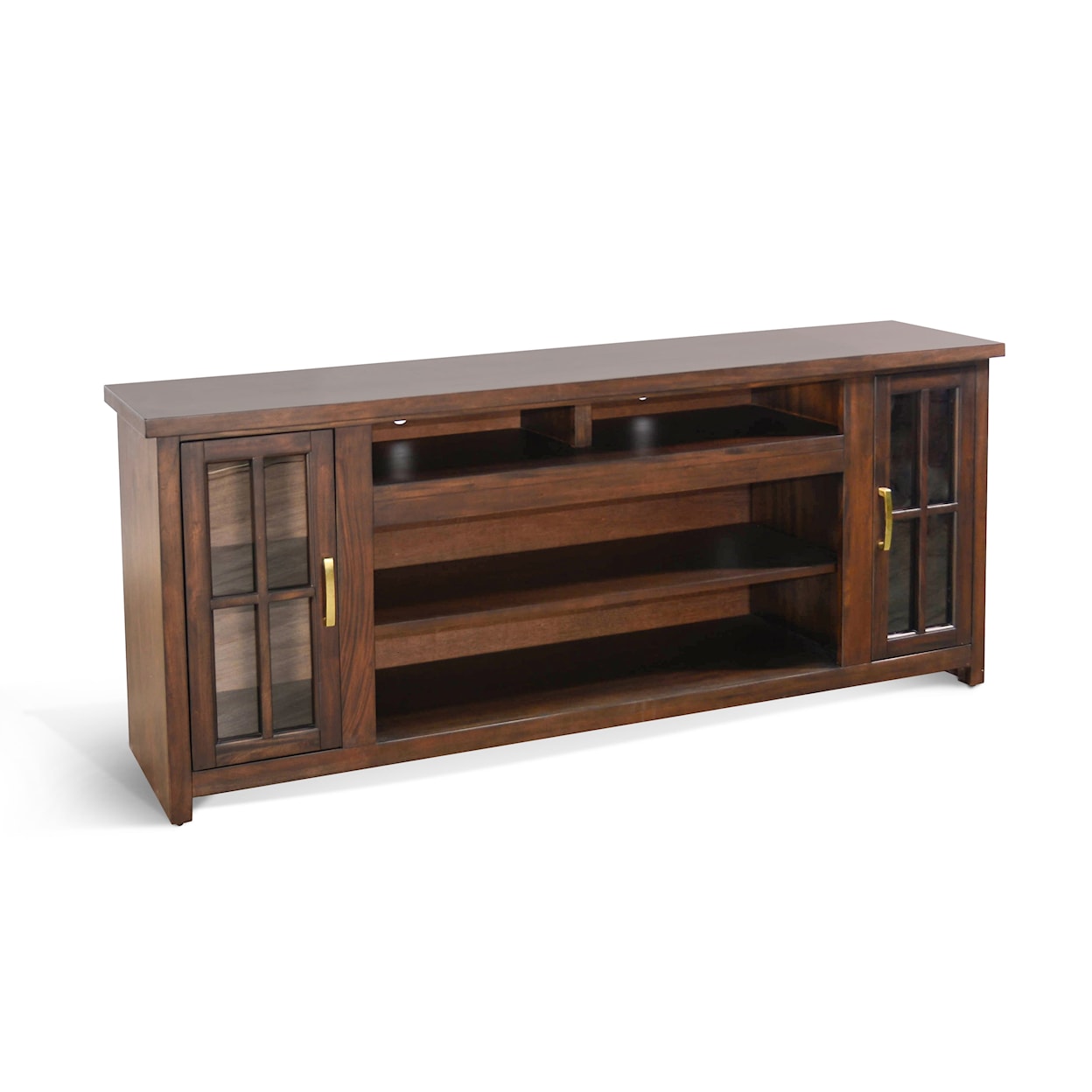 Sunny Designs Americana Media Console w/ Fireplace Option