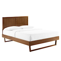 King Platform Bed With Angular Frame