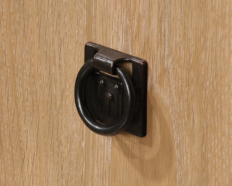 Sauder August Hill 3-Shelf Double Door Bookcase