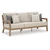 Signature Design Hallow Creek Outdoor Sofa with Cushion