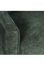 Jofran Grande Contemporary Swivel Accent Chair with Barrel Back