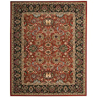 7'9" x 9'9" Persimmon Rectangle Rug