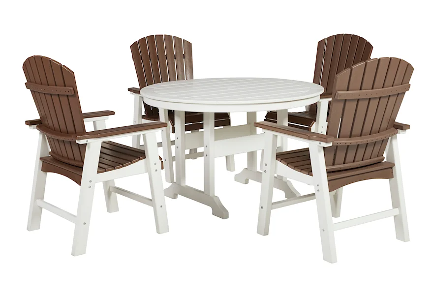 Crescent Luxe 5-Piece Dining Set by Signature Design by Ashley at Esprit Decor Home Furnishings