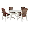 StyleLine Crescent Luxe 5-Piece Dining Set