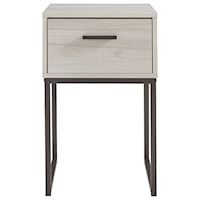 Contemporary Nightstand with Drawer