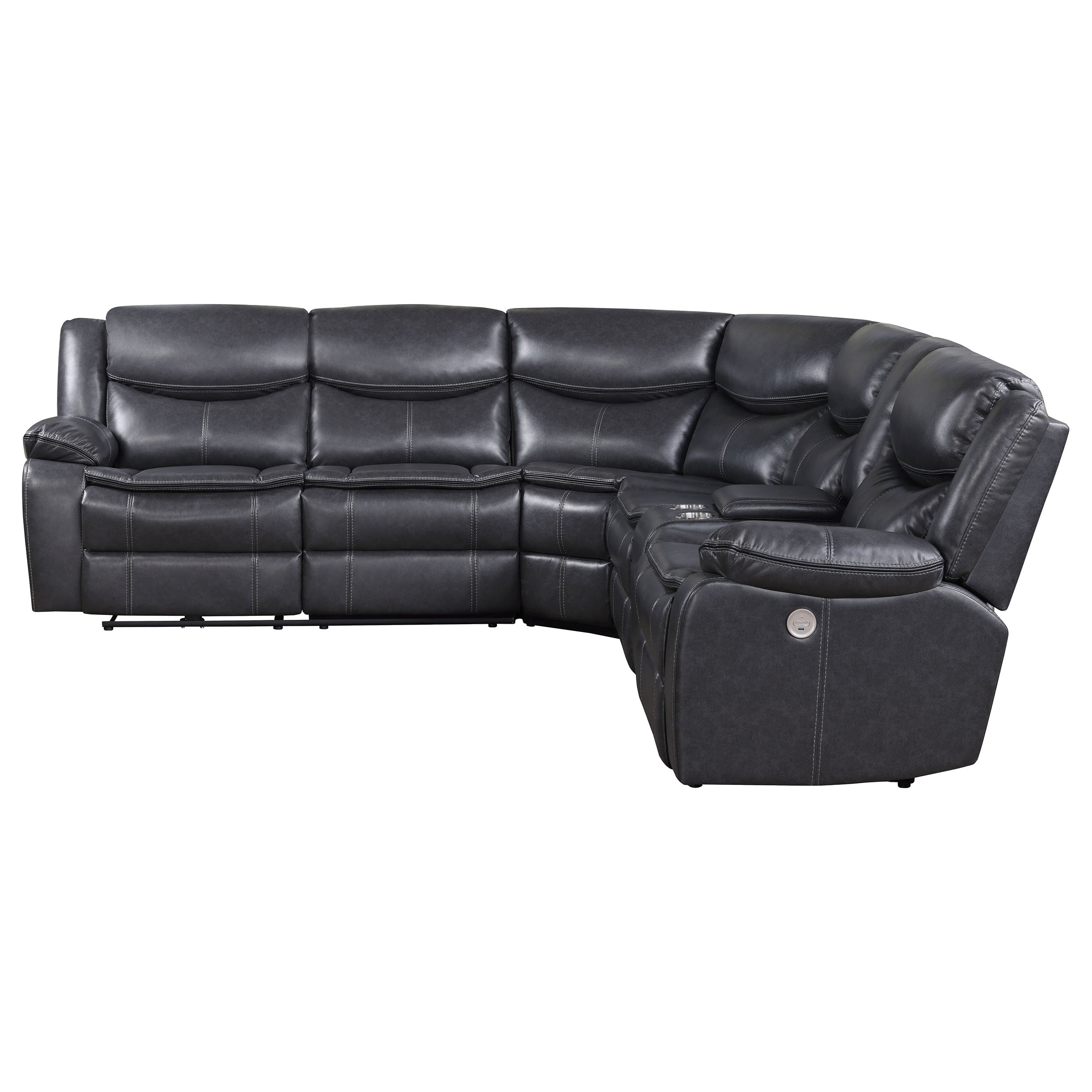 Coaster Sycamore Power Reclining Sectional Sofa