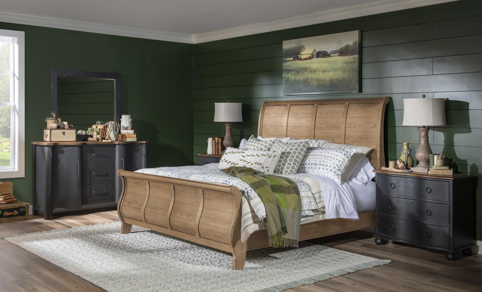 Legacy Classic Vintage Market Queen Sleigh Bed