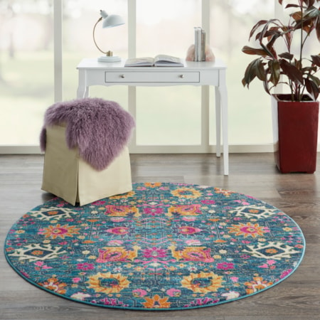 4&apos; x Round  Rug