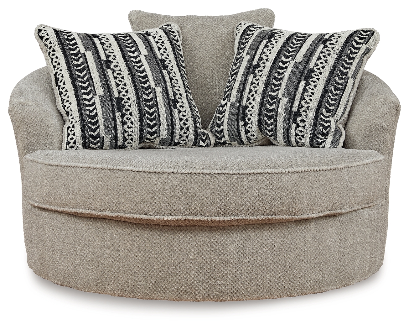 Benchcraft Calnita Oversized Swivel Chair And Ottoman