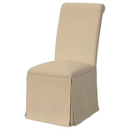 Shawna Skirted Dining Chair Khaki