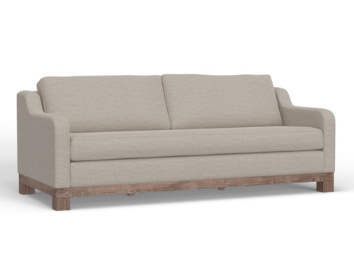 Contemporary Sofa with Bench Cushion