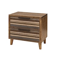 Coastal 2-Drawer Nightstand