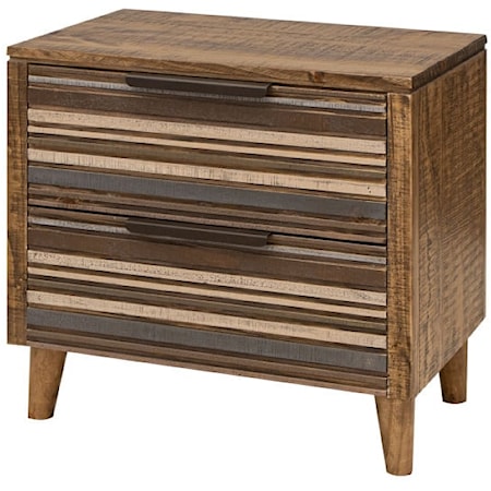 Coastal 2-Drawer Nightstand