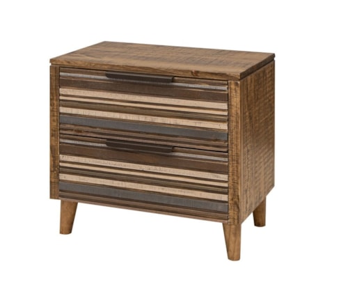 Coastal 2-Drawer Nightstand