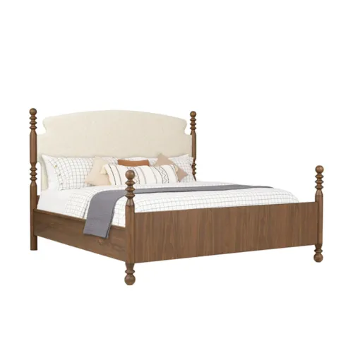 Traditional Queen Upholstered Bed
