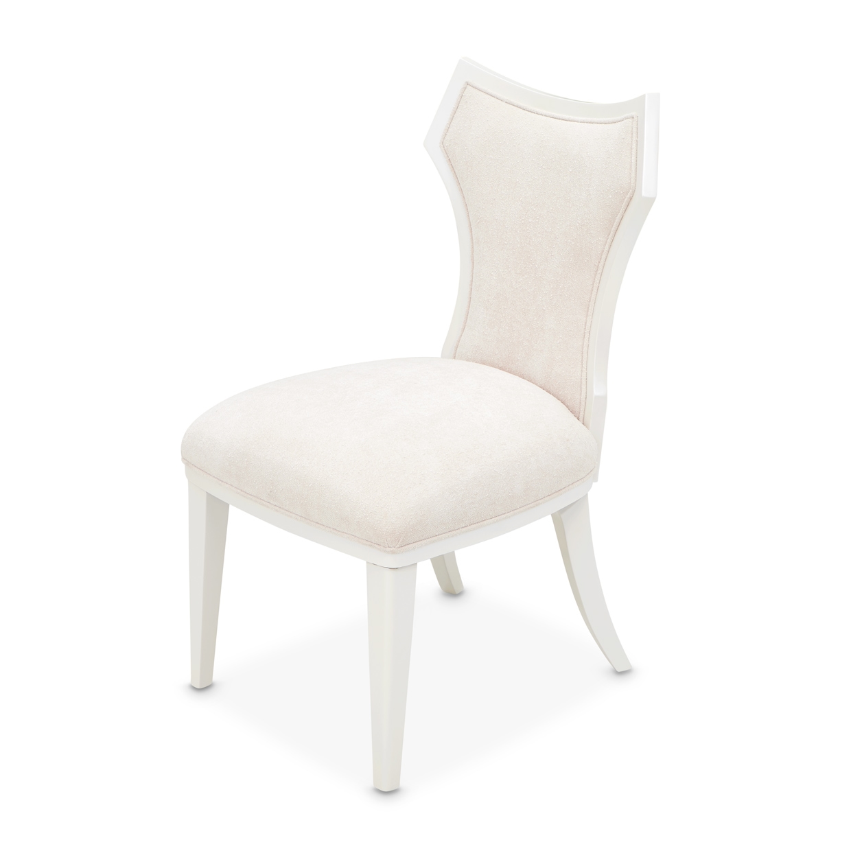 Upholstered Wing-Back Vanity Chair