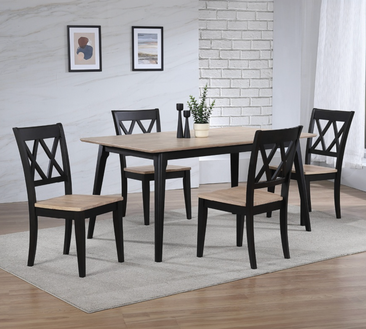 Winners Only Brookhaven Two-Tone Dining Table