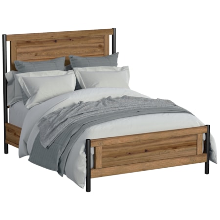 Queen Panel Bed