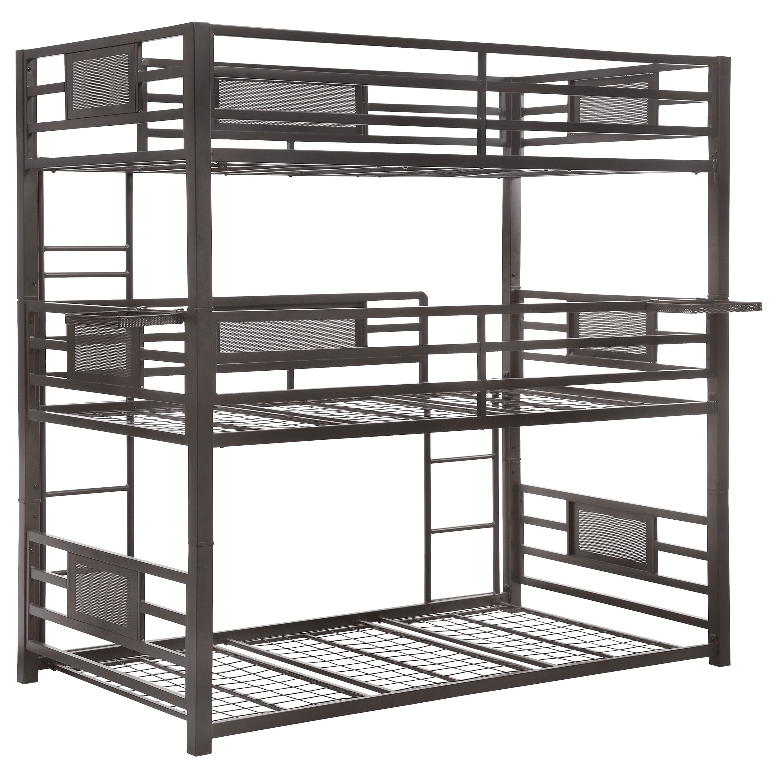 Rogen Twin Triple Bunk Bed