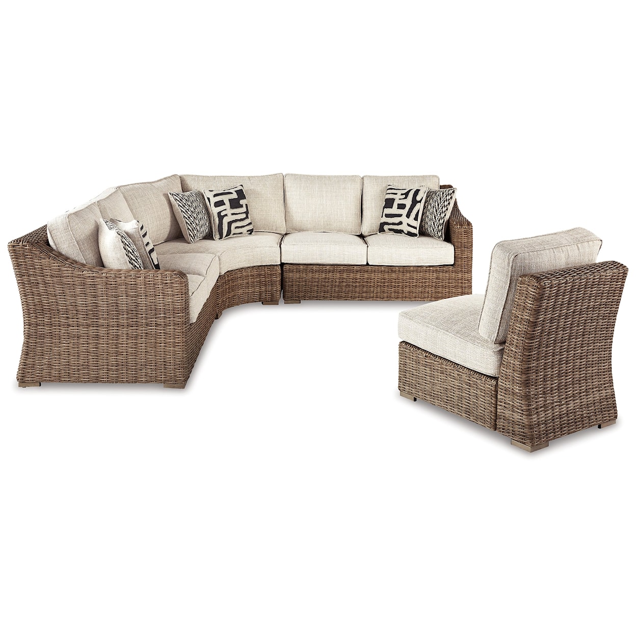 Signature Design by Ashley Beachcroft 4-Piece Outdoor Seating Set