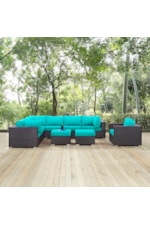 Modway Convene Outdoor Patio Ottoman