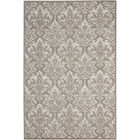 8' x 10' Ivory/Grey Rectangle Rug