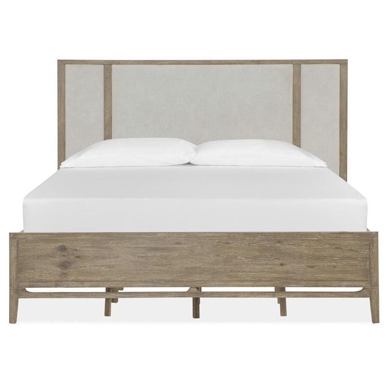 Magnussen Home Kavanaugh Bedroom Cal. King Panel Bed w/Upholstered Headboard