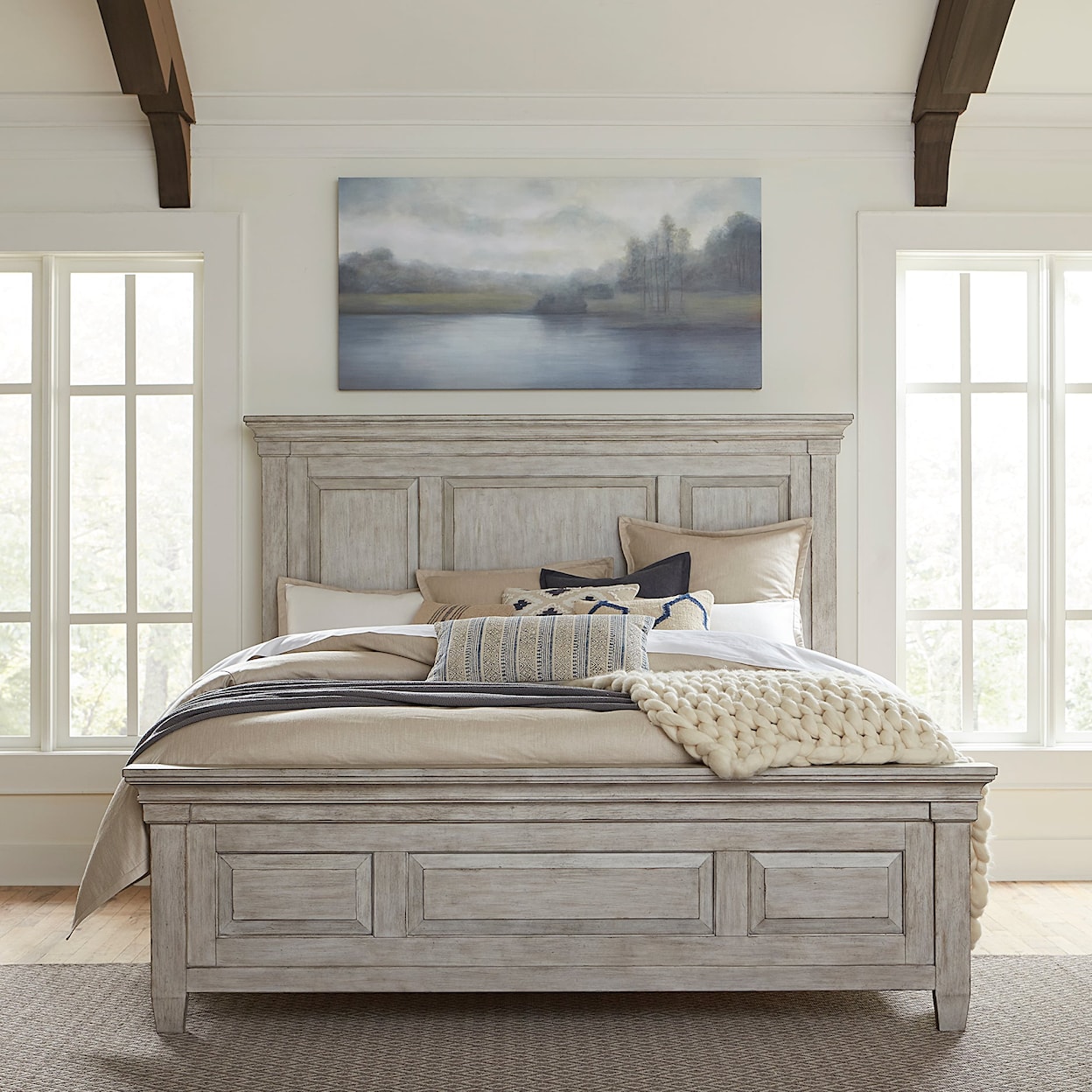 Libby Haven 4-Piece King Panel Bedroom Group